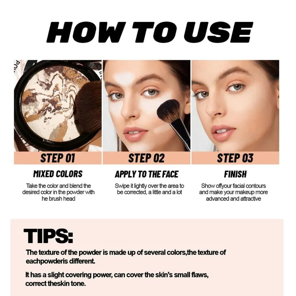 Porcelain Oil Control Matte Perfection Face Powder Compact For Women